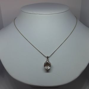 Sterling Silver Quartz Necklace